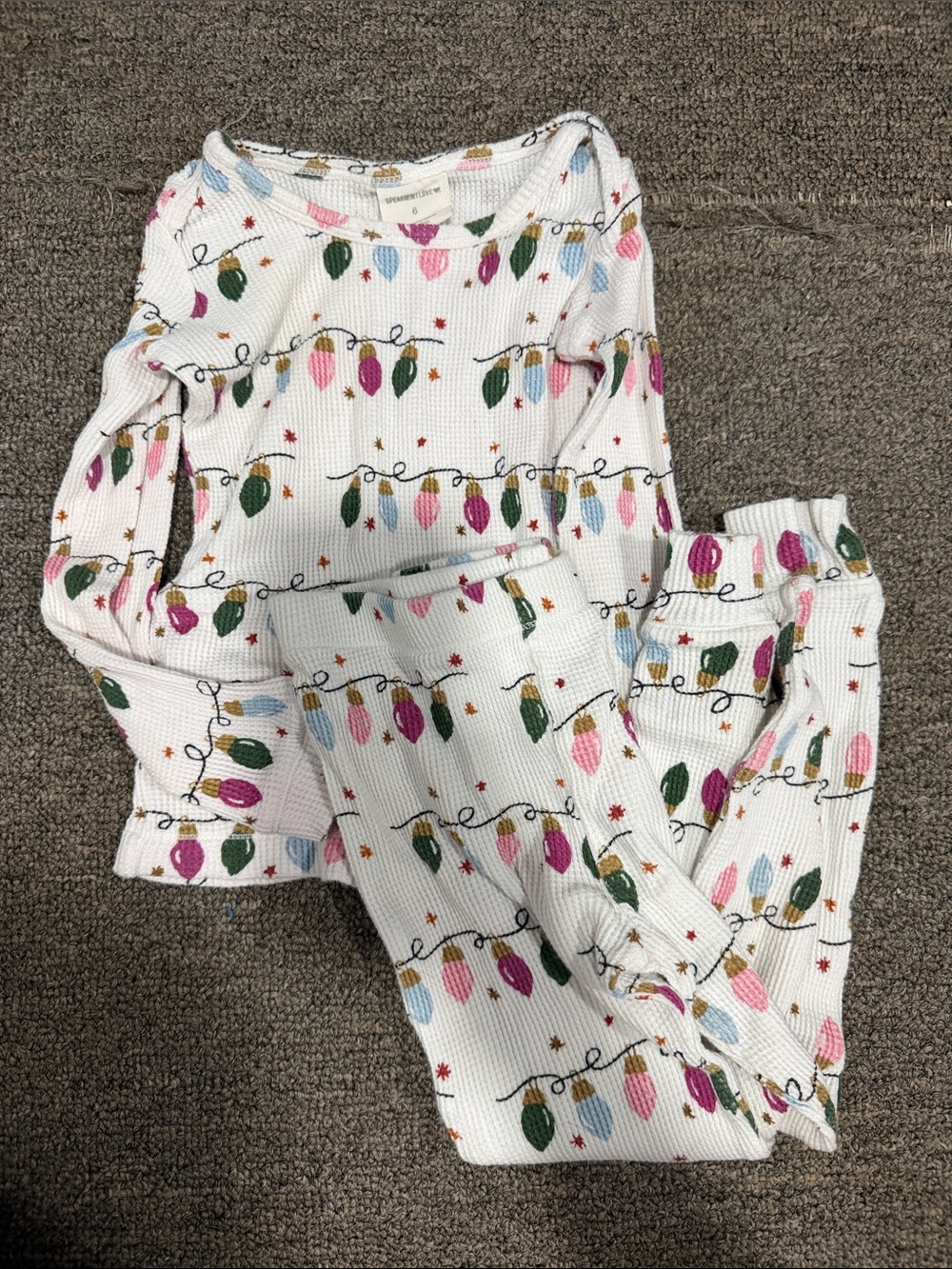 Spearmint love Christmas pajamas
